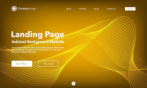 Abstract background. Template Landing Page websites.