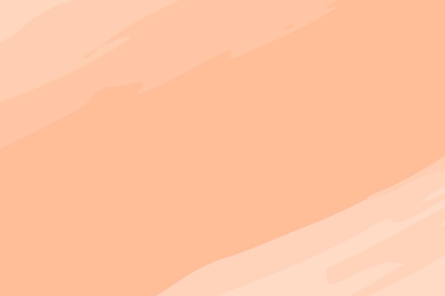 Abstract background texture of free hand brushstroke in watercolor manner in trendy peach fuzz shade