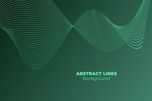 Abstract background vector template for your ideas monochromatic lines texture waved lines