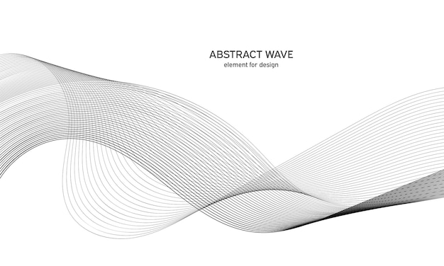 Abstract background. Wave element for design.