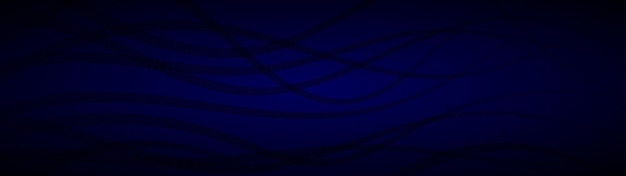 Abstract background of wavy intertwining lines in dark blue colors