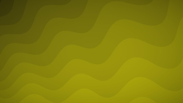 Abstract background of wavy lines in shades of yellow