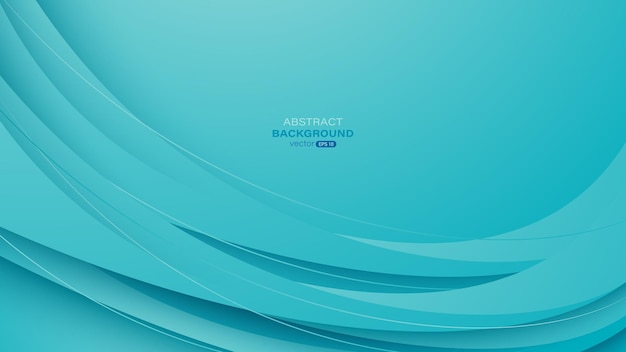 Abstract background with blue curve and line design