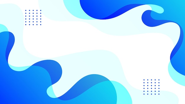 Abstract background with blue fluid shape on white background.can be used for banner, presentation, poster, flyer, web, cover, etc