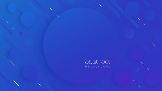 Abstract background with blue round shapes, 