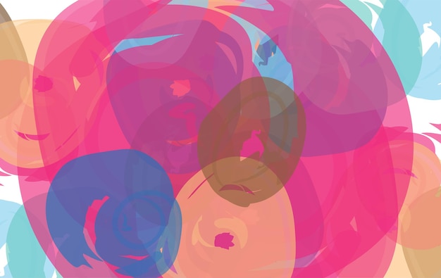 Abstract background with colorful circles Vector illustration for your design Eps 10