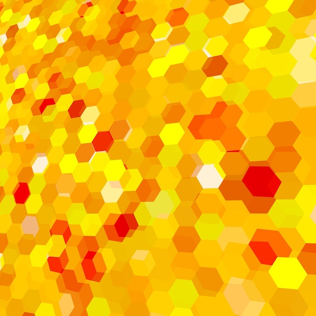 Abstract background with colorful hex polygons