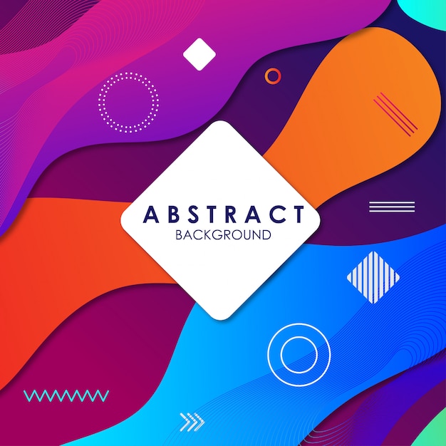 Abstract Background with colorful style