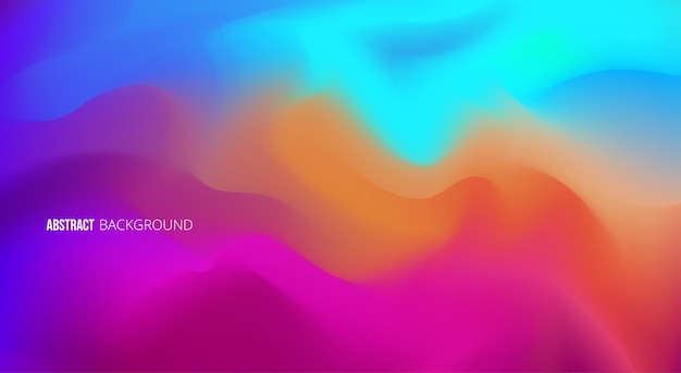 Abstract background with a combination of blue green yellow pink purple and red colors