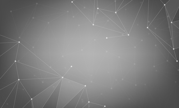 Abstract background with connecting dots and lines