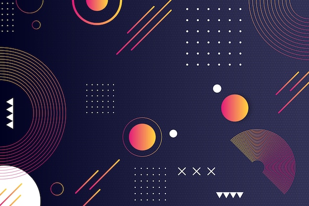 Abstract background with dots and lines