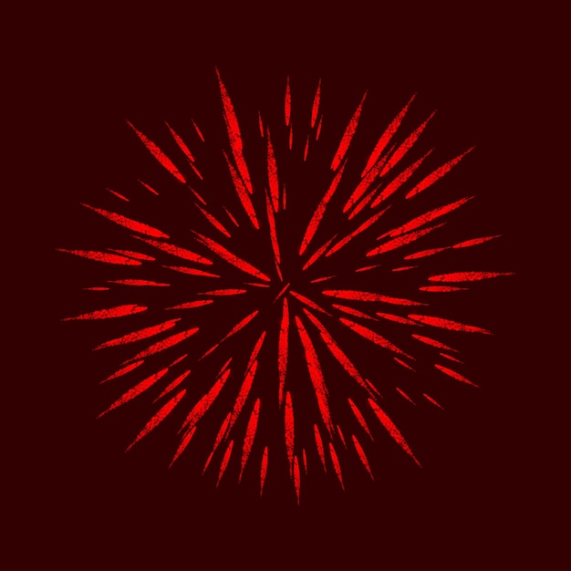 Abstract background with firework