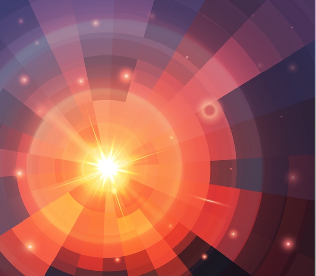 Abstract background with flare.