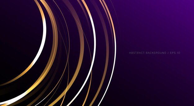 Abstract background with golden gradient stripes random dynamic stylized graphic wallpaper on