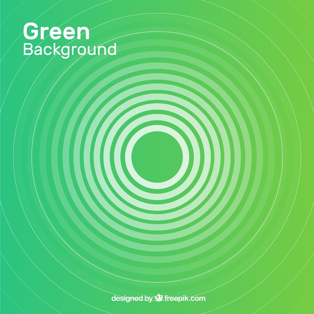 Abstract background with green shapes