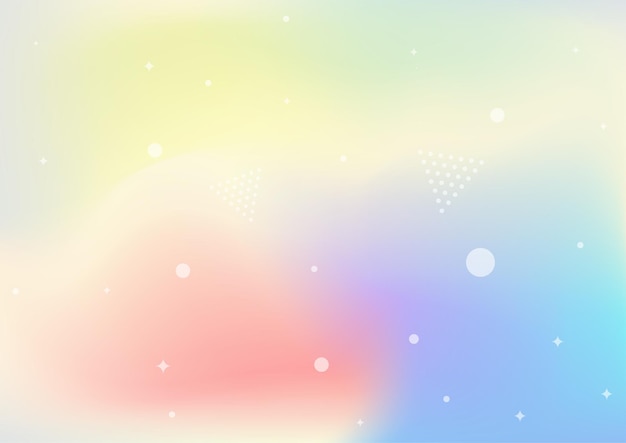 Abstract background with halftone dots Gradient mesh