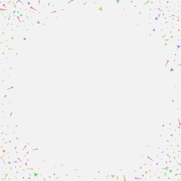 Abstract background with many falling tiny confetti pieces. vector background