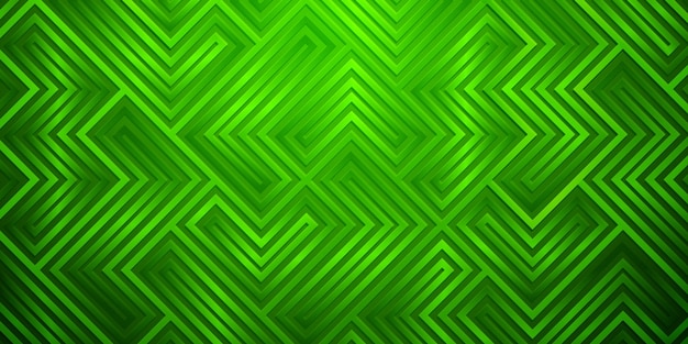 Abstract background with patterns of lines in green colors