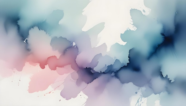 Vector abstract background with soft flowing strokes of pink blue and gray the colors blend and create a sense of movement and serenity