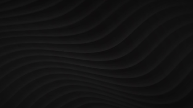 Abstract background with wavy lines in black colors