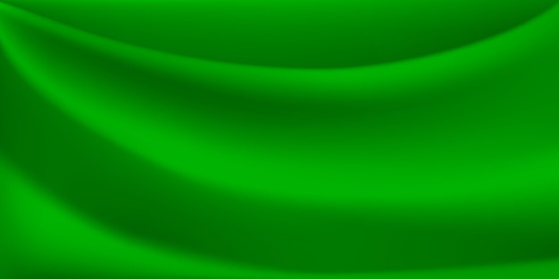 Abstract background with wavy surface in green colors