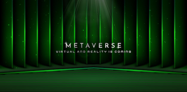 abstract backgrounds with vertical stripes green for signs agency media, social media post templates