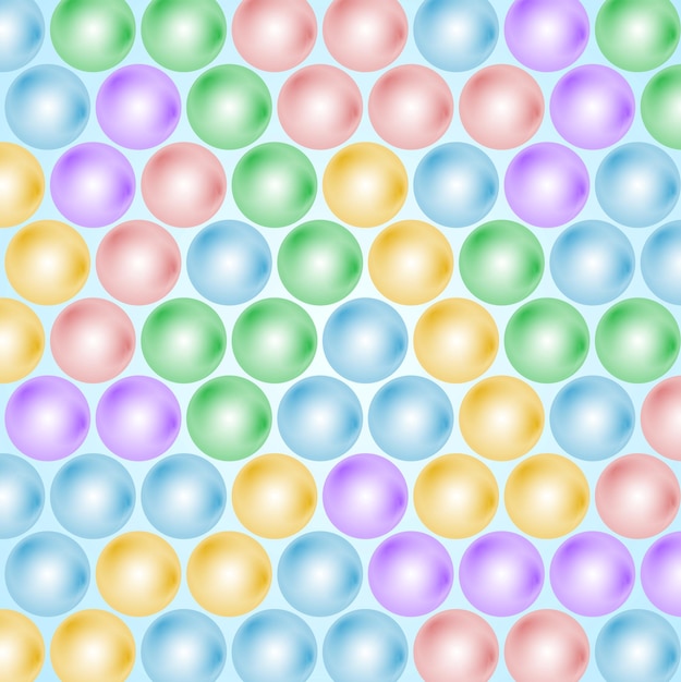 Vector abstract balls background