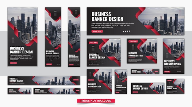 Abstract banner design web template Set, Horizontal header web banner. Modern cover header background for website design, Social Media Cover ads banner, flyer, invitation card design template