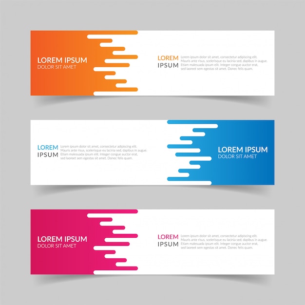 Abstract Banner Modern Template