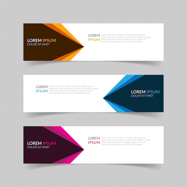 Abstract Banner Modern Template