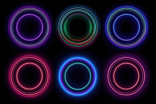 abstract beautiful color neon light background illustration