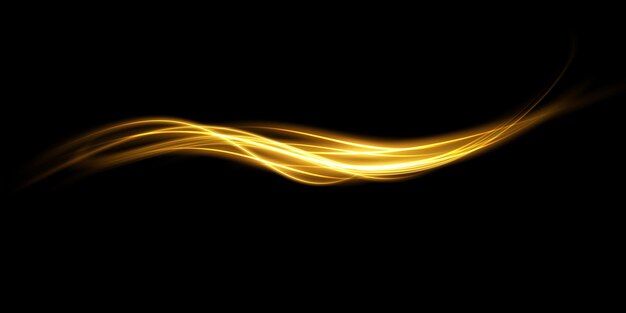 Abstract beautiful light background Magic sparks on a dark background Mystical speed stripes glitter effect Shine of cosmic rays Neon lines of speed and fast wind Glow effect powerful energy