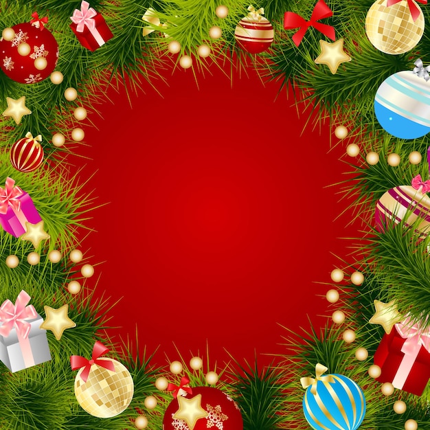 Abstract beauty Christmas and New Year background