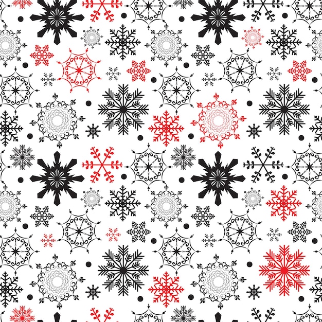 Abstract Beauty Christmas and New YearSeamless Pattern Background. Vector Illustration. EPS10