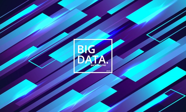 Abstract big data visualization background