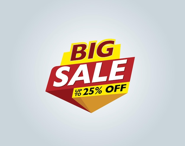 Abstract big sale offer design