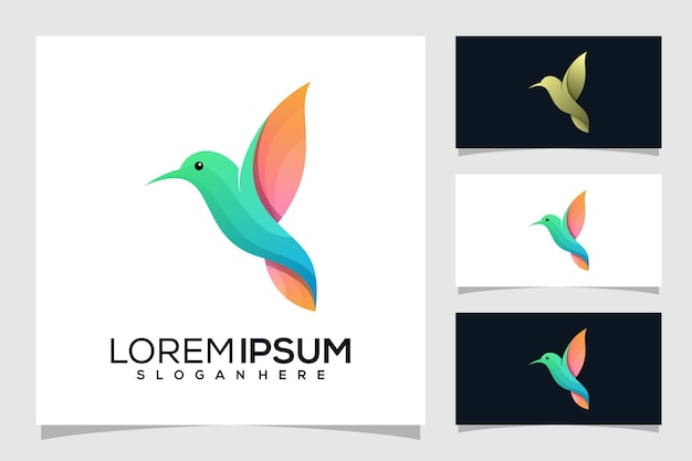 Abstract bird logo