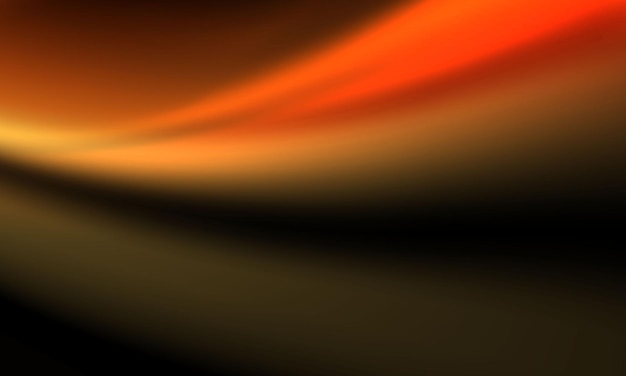 Abstract black background with blurred bright orange and yellow fire gradient Vibrant neon wallpaper