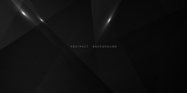 Abstract black background with elegant vector illustration