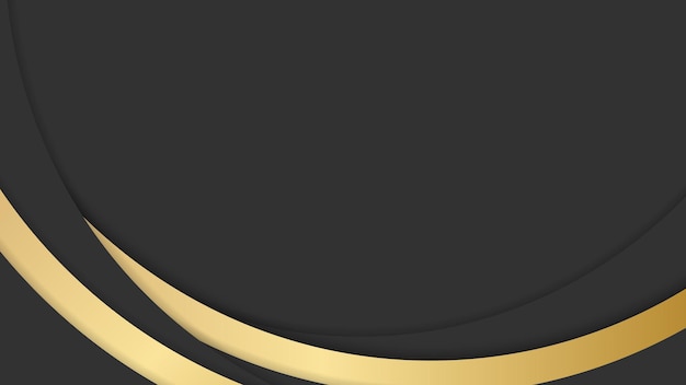 Abstract black and gold luxury background for presentation background