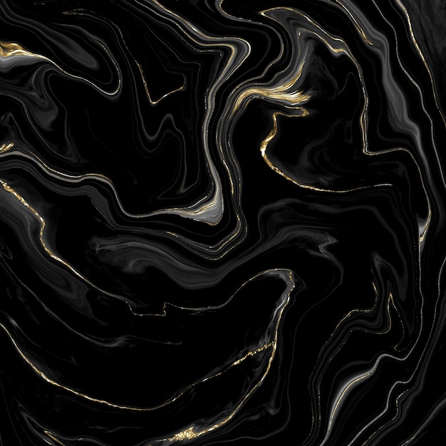 Vector abstract black and gold marble styled background