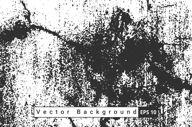 Abstract Black stamp distress rough vector background Black grunge texture for background