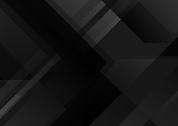 Abstract black tech geometric background