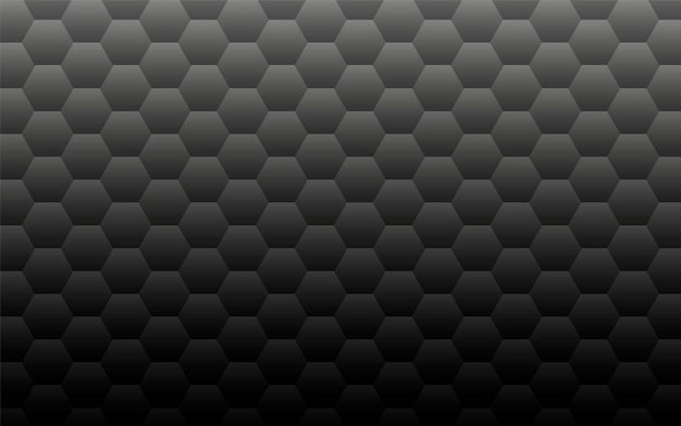 Vector abstract black texture background hexagon