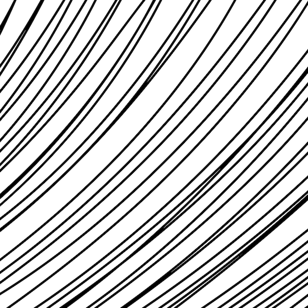 Abstract black and white background of black lines pattern of black lines on white handdrawn lines abstract background Handdrawn ink pattern and textures set