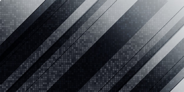 Abstract black  and white geometric background