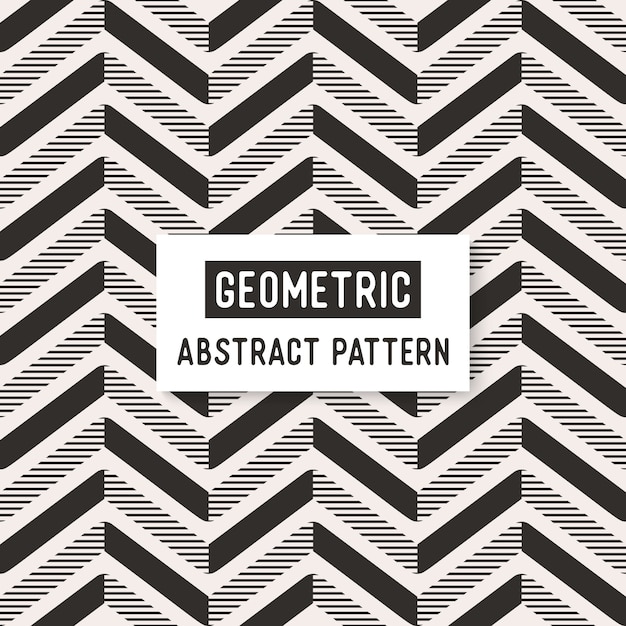 Abstract black and white seamless pattern.