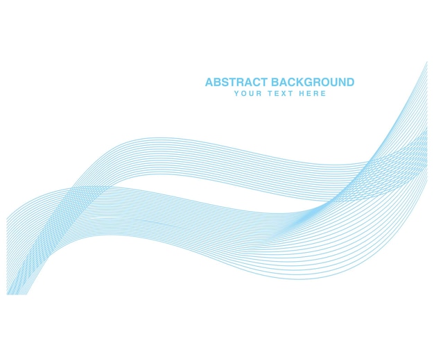 Abstract Blue Background creative design free vector illustration colorful wave vector