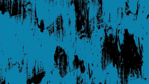 Abstract Blue Black Scratch Grunge Texture Background