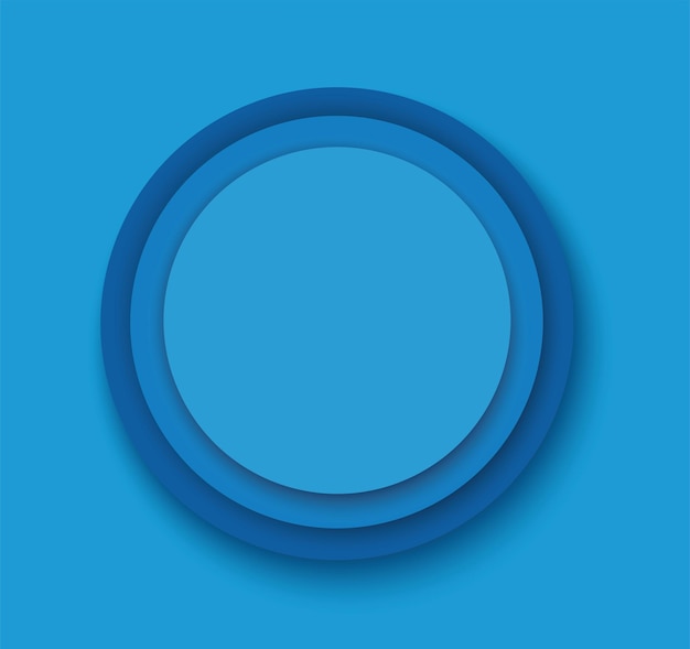 Abstract blue circle background